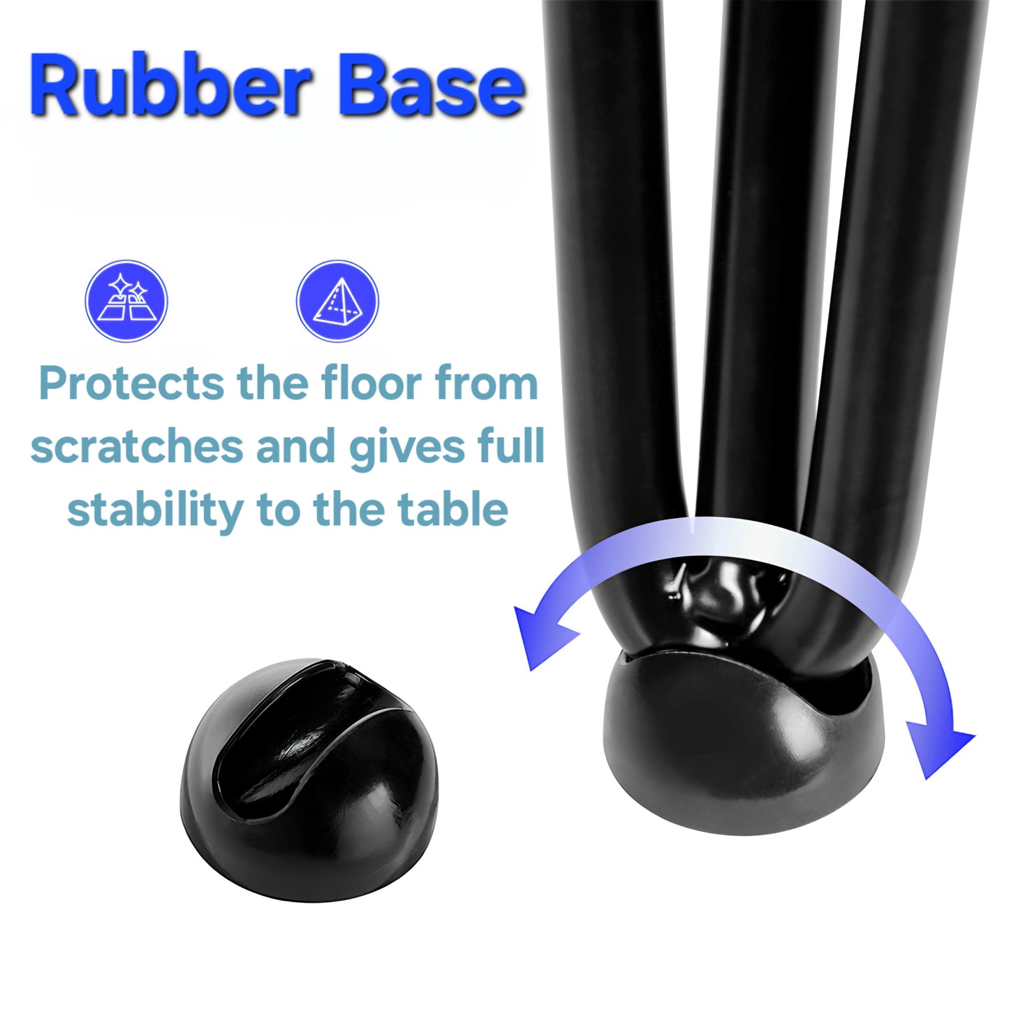 ASW Birch Wood Coffee Table with Hairpin Legs, Rectangular Center Table, Living Room, Home Office, Furniture, Natural Dark Honey with Black Nods